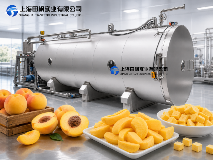 黃桃凍干加工中的冷凍干燥機(jī)應(yīng)用方案