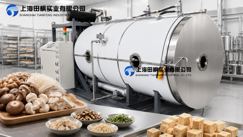 凍干菌菇湯料生產(chǎn)中的冷凍干燥機設(shè)備配置